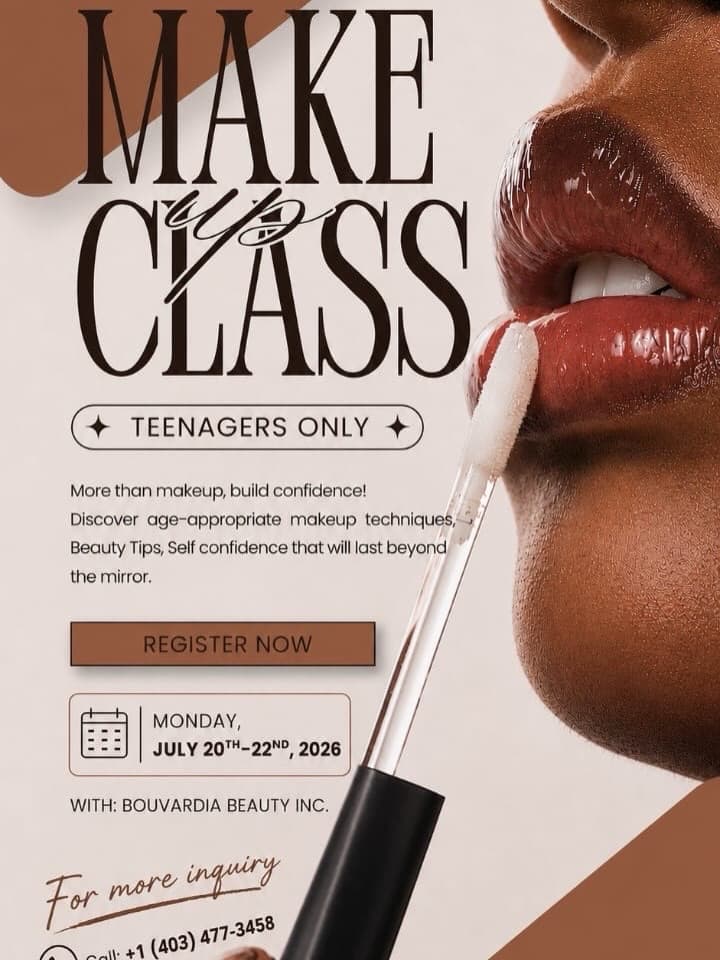 Makeup Class with Bouvardia